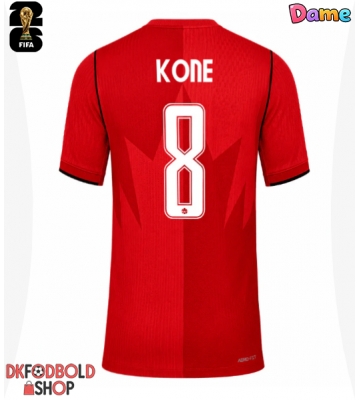 Canada Ismael Kone #8 Hjemmebanetrøje Dame VM 2026 Kort ærmer